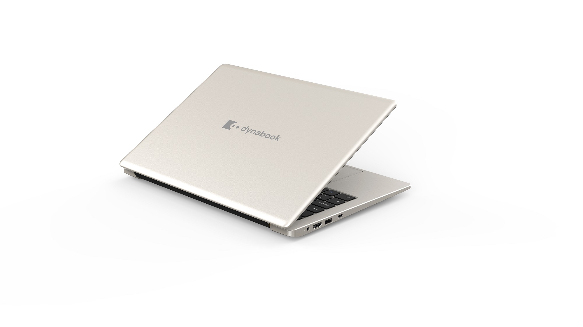 Mobilität und Stil zum attraktiven Preis: Die neue Satellite Pro C40-H- und C50-H-Serie in Light Gold. (Bildquelle: Dynabook Europe GmbH)