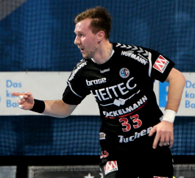 (Foto: HJKrieg, Erlangen): Nationalspieler Nikolai Link fällt verletzt für Wochen aus 