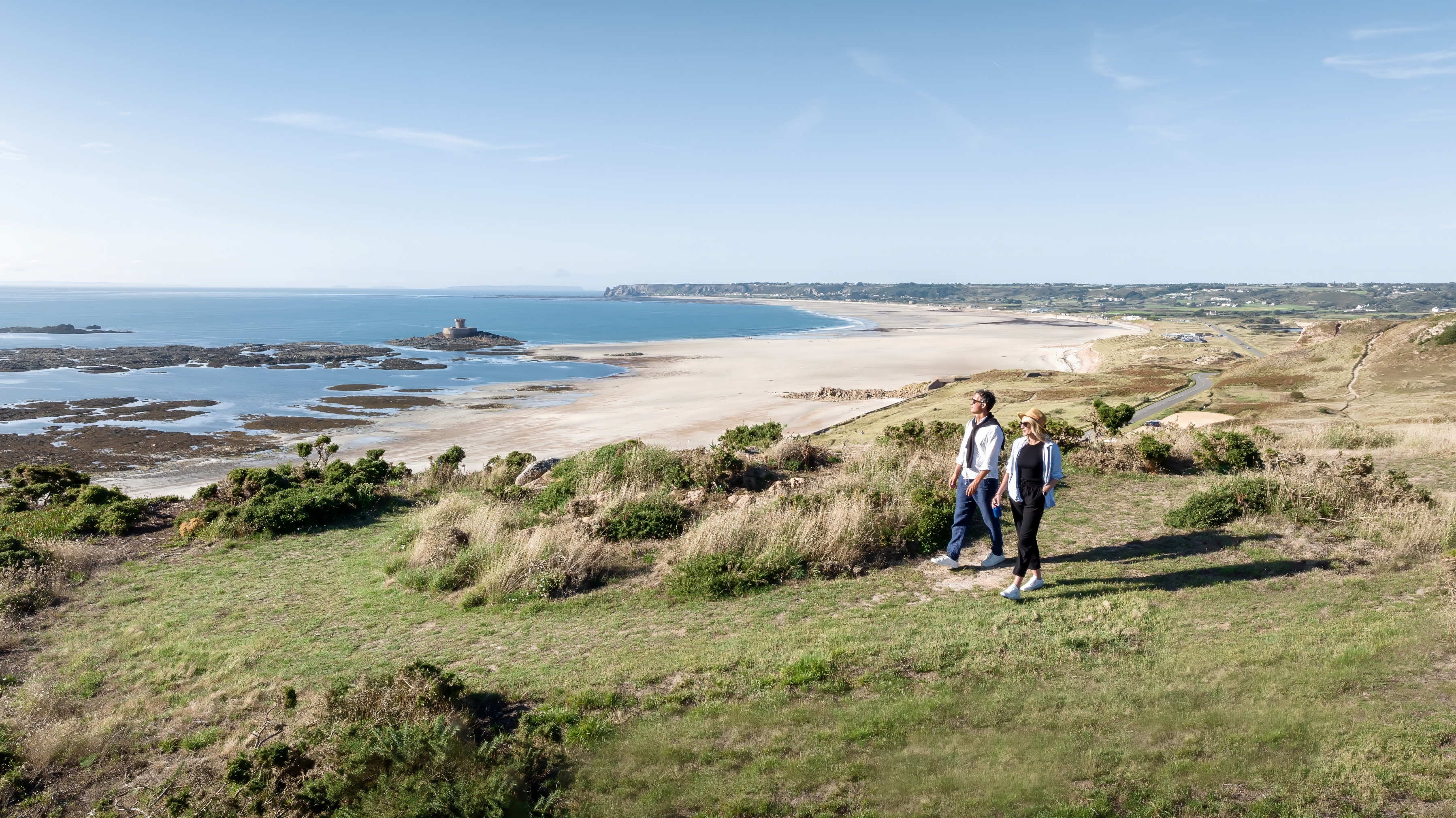 Grandiose Ausblicke garantieren die Etappen des Jersey Tidal Trail. Foto: Studio M