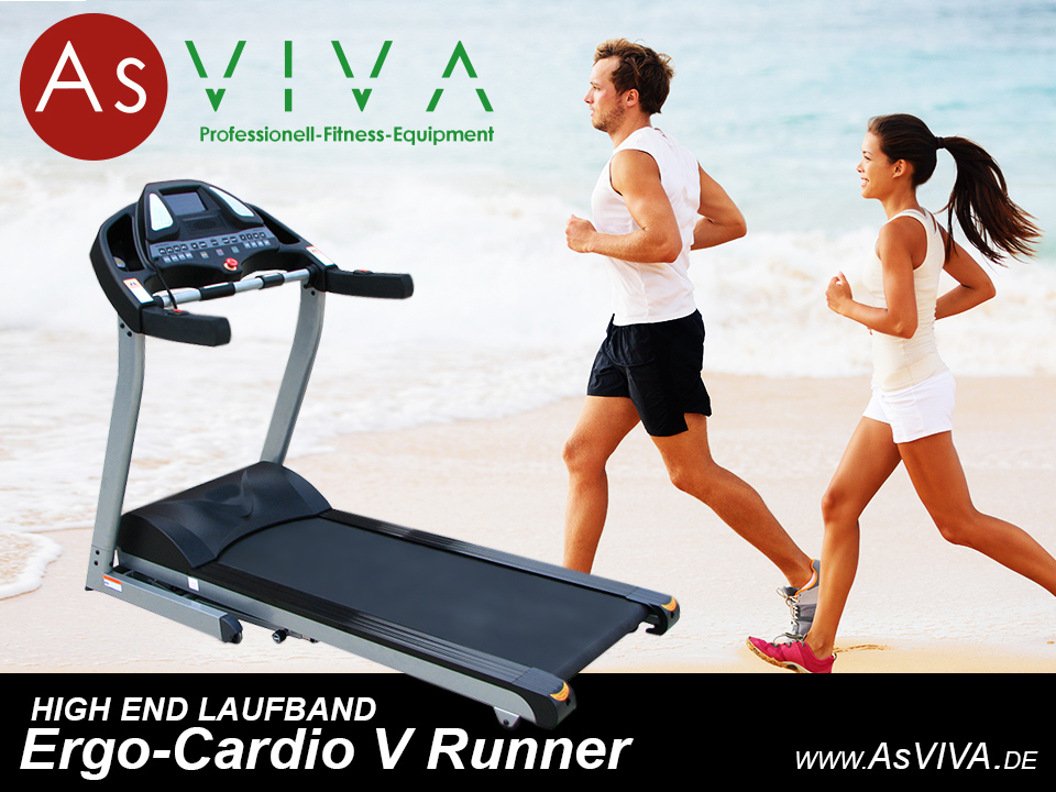 AsVIVA Laufband Ergo Cardio V Runner