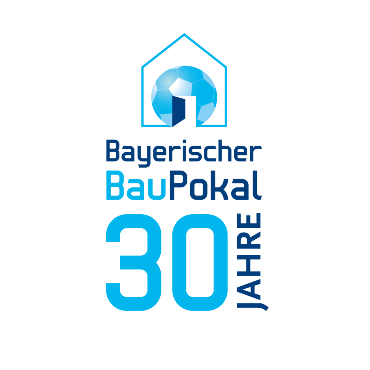 Jubiläumslogo 30 Jahre BauPokal