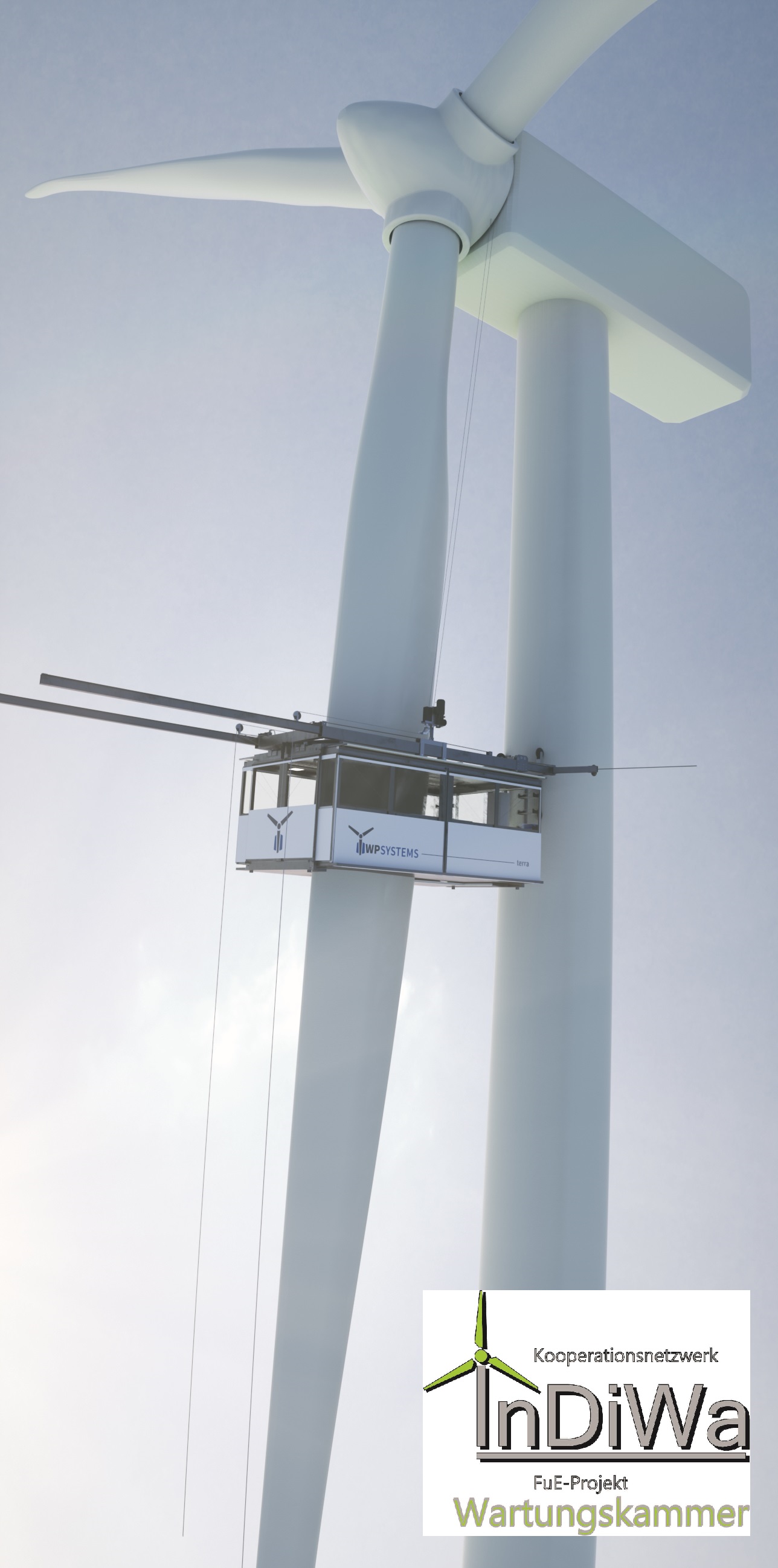 Wartungssystem für Rotorblätter (Quelle: WP Systems GmbH)