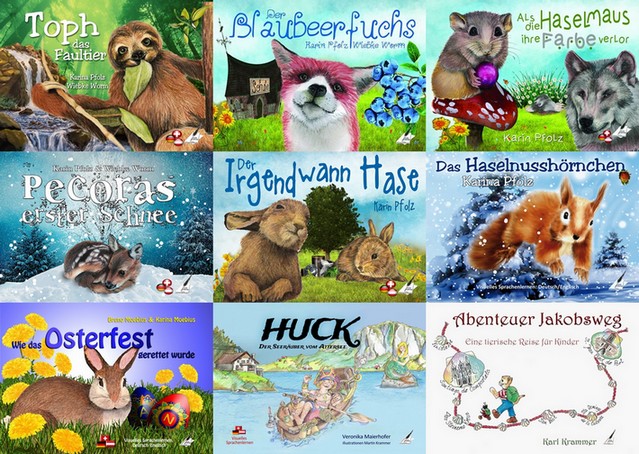 Karina-Verlag, Buchtipps, Kinderbücher, Visuelles Sprachenlernen, Buchempfehlungen, Buch und Lesen, Bücher