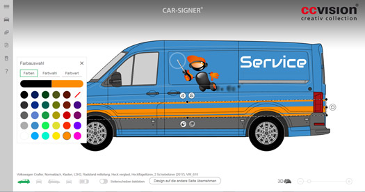 Der responive Aufbau des CAR-SIGNER® ermöglicht Gestaltung auf allen Endgeräten