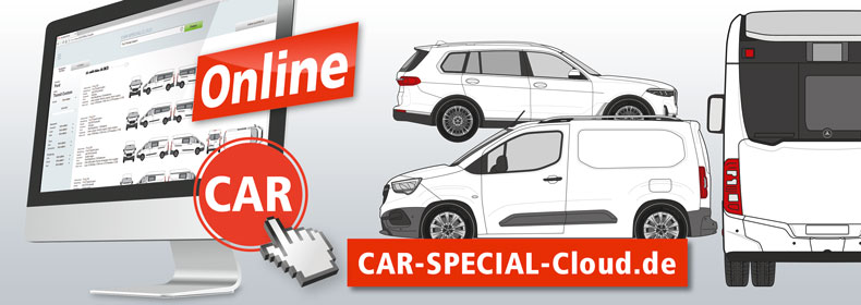 CAR-SPECIAL bietet Maßstabszeichnungen von Fahrzeugen aller Art