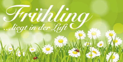 Der Frühling ist die Zeit für Werbeaktionen