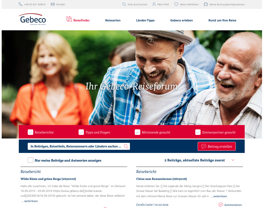 Gebeco Länder erleben