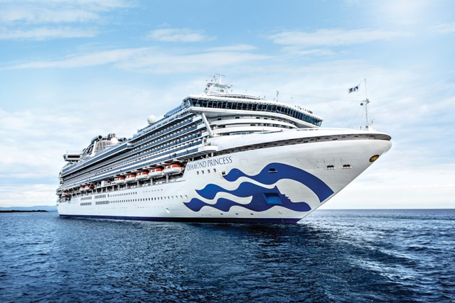 Bildzeile: Auch in Down Under unterwegs: die Diamond Princess. Foto: Princess Cruises