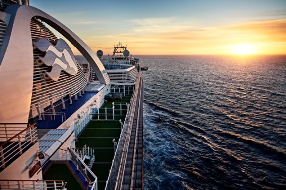 Im April 2024 können Passagiere an Bord der Emerald Princess eine totale Sonnenfinsternis erleben. Foto: Princess Cruises