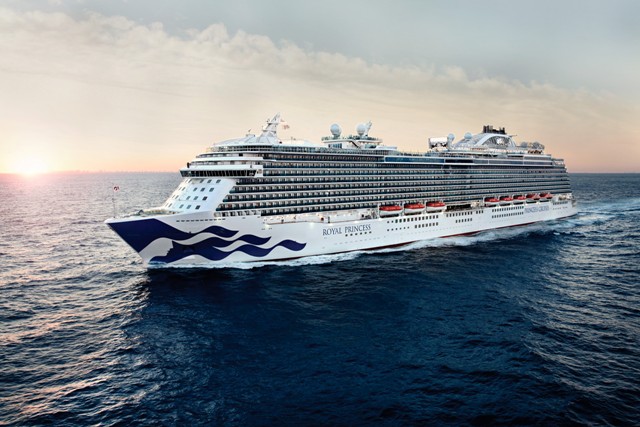Auch die Royal Princess ist 2022/23 im Pazifik im Einsatz