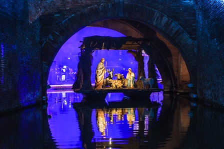Ferrara, Comacchio, Krippen, Weihnachtszeit, Jahreswechsel
