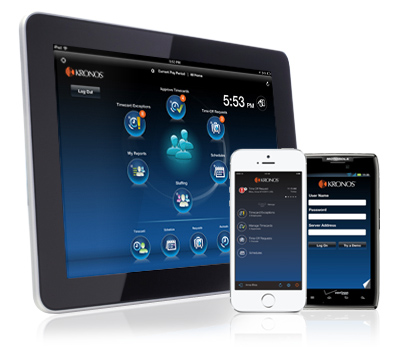 Kronos Workforce für Mobilgeräte und Workforce Tablet