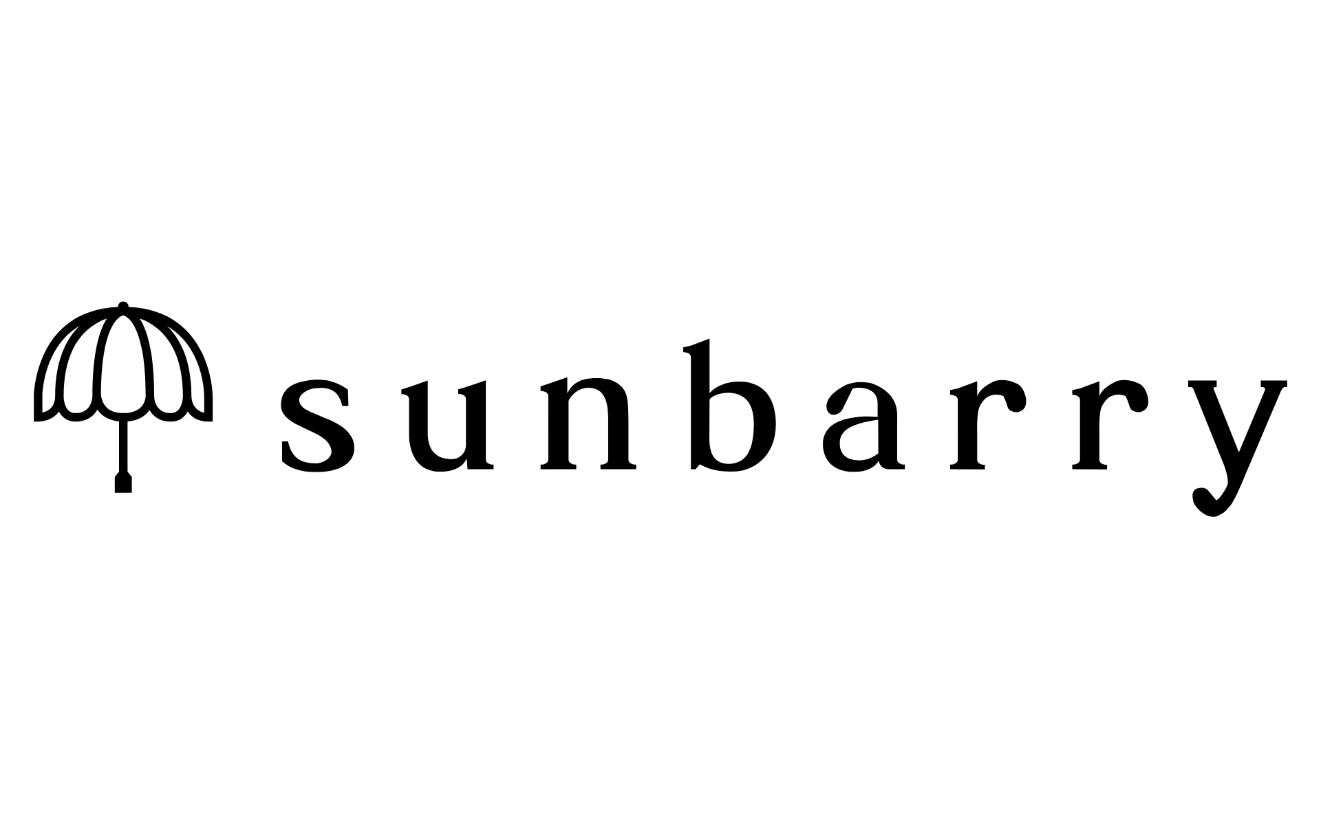 Sonnenschirm Logo der Marke Sunbarry
