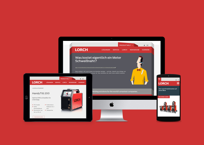 Internetagentur Stuttgart anders und sehr - Website Relaunch Lorch GmbH