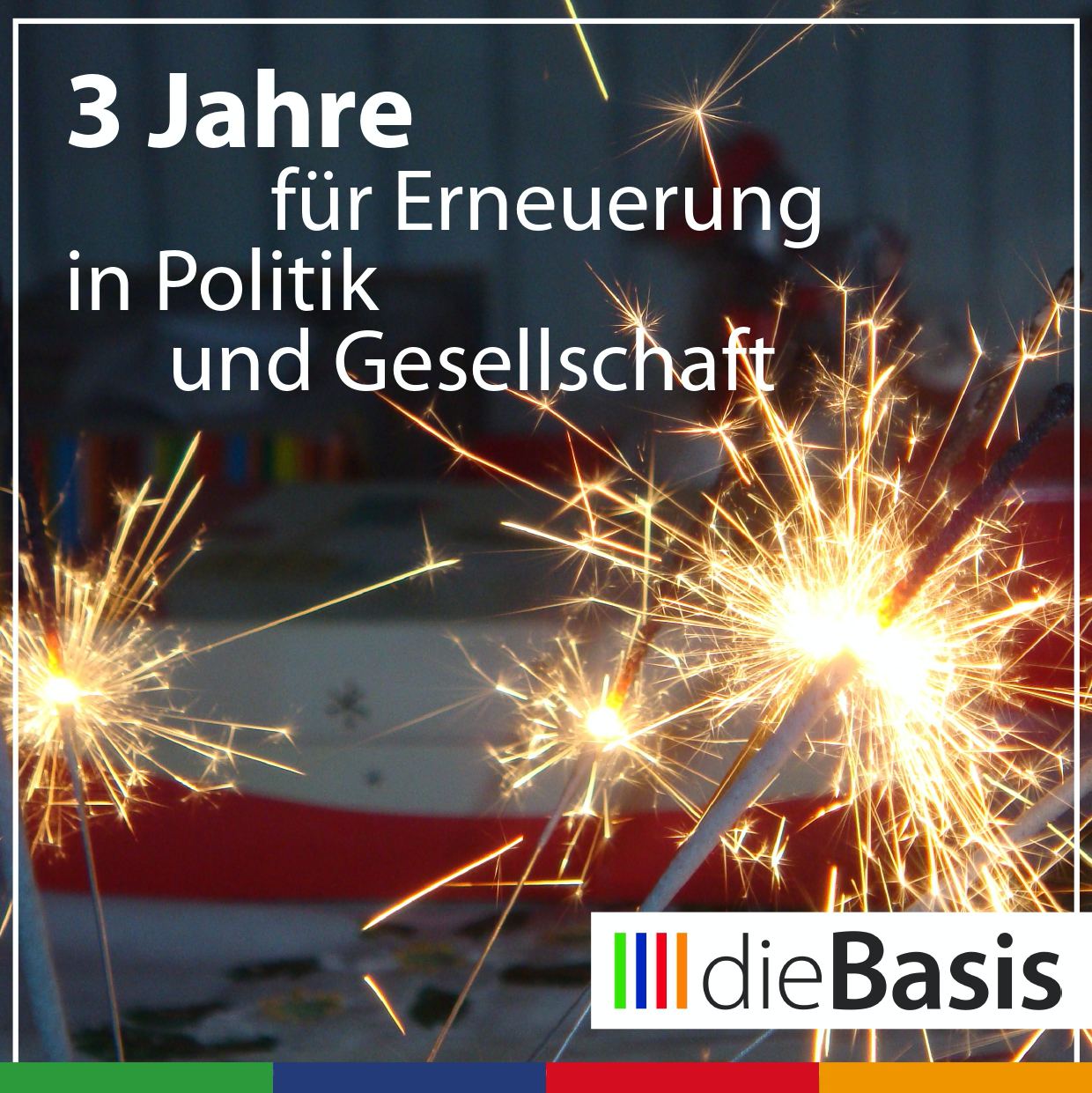 3 Jahre für Erneuerung in Politik und Gesellschaft