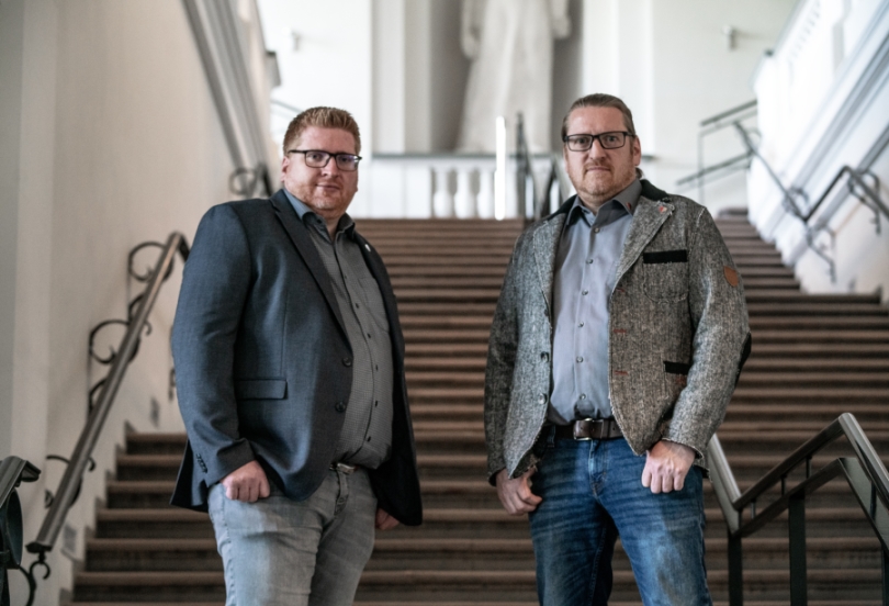 Firmengründer Bastian und André Rauen.