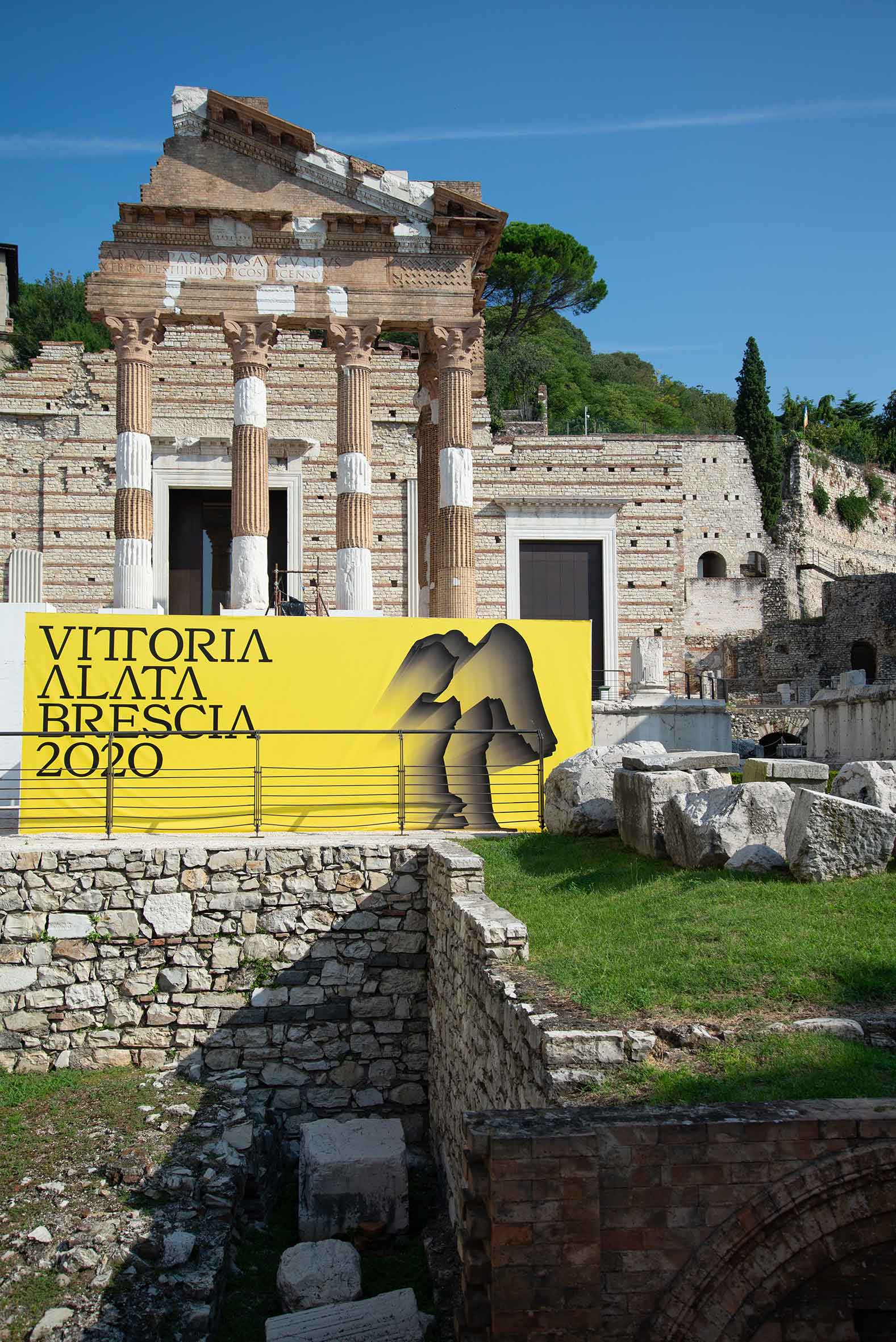 Das Kapitolium Tempel in Brescia, Italien