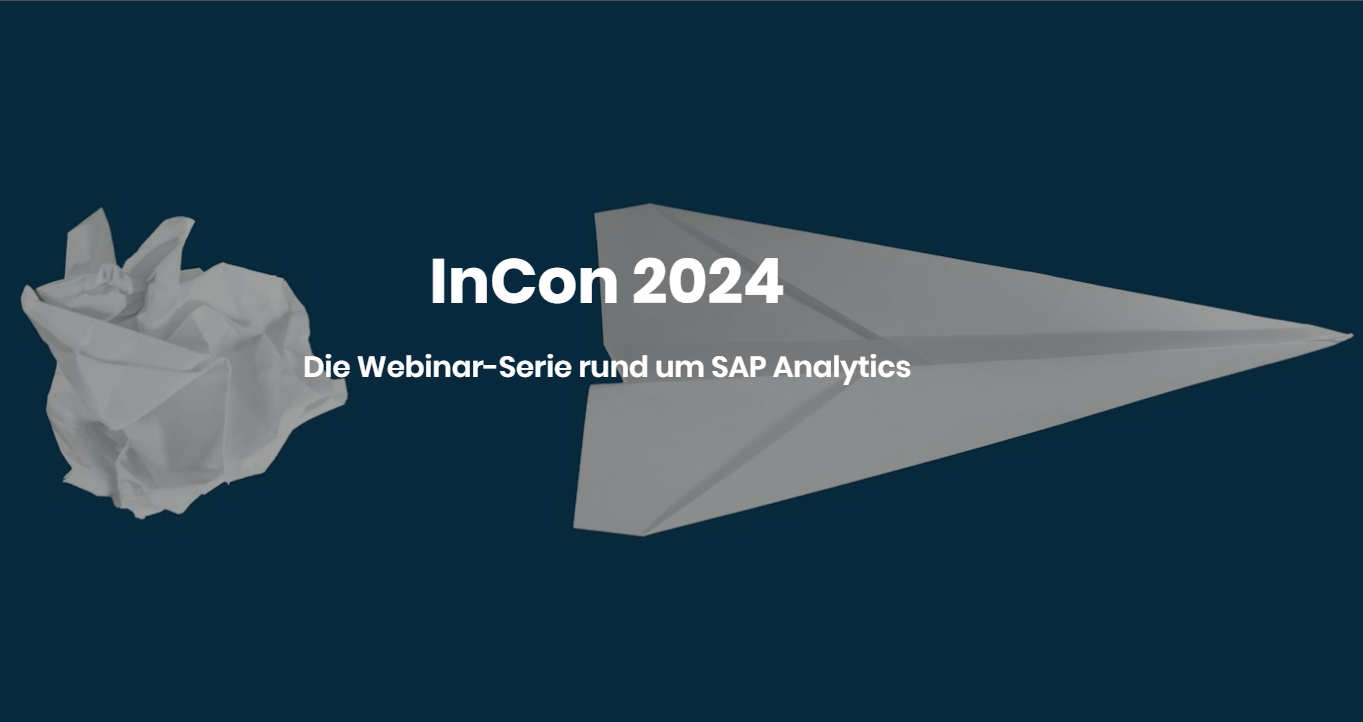 InCon 2024 - die SAP Analytics Webinar-Reihe