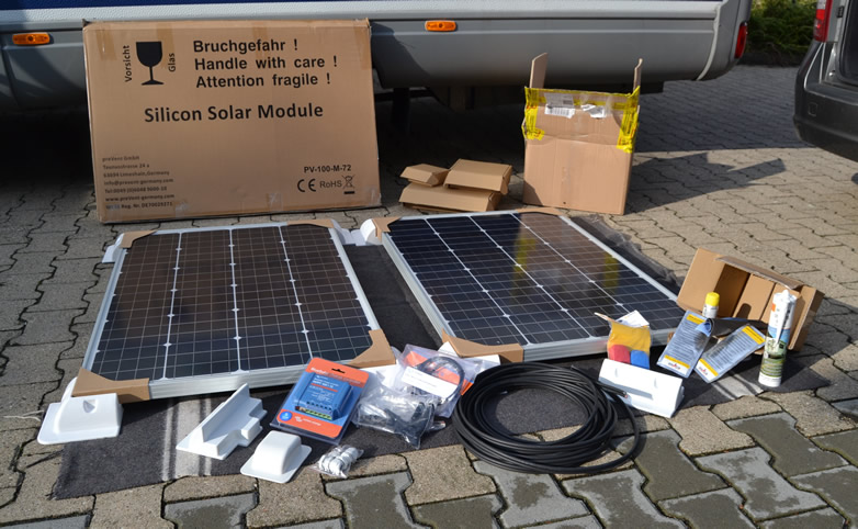 Solaranlage im Wohnmobil
