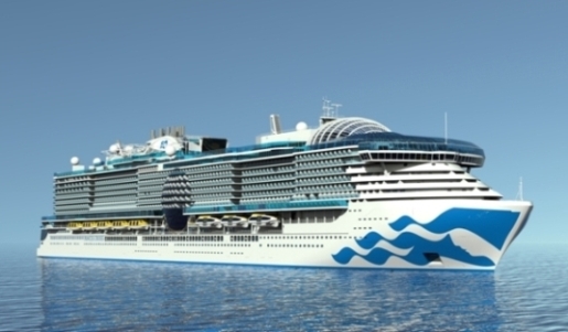 Startet am 8. Februar 2024 zu ihrer Jungfernfahrt: die Sun Princess. Animation: Princess Cruises 
