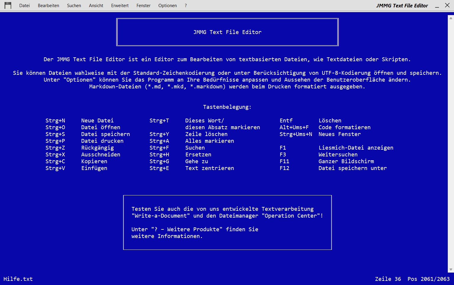 JMMG Text File Editor 1.62